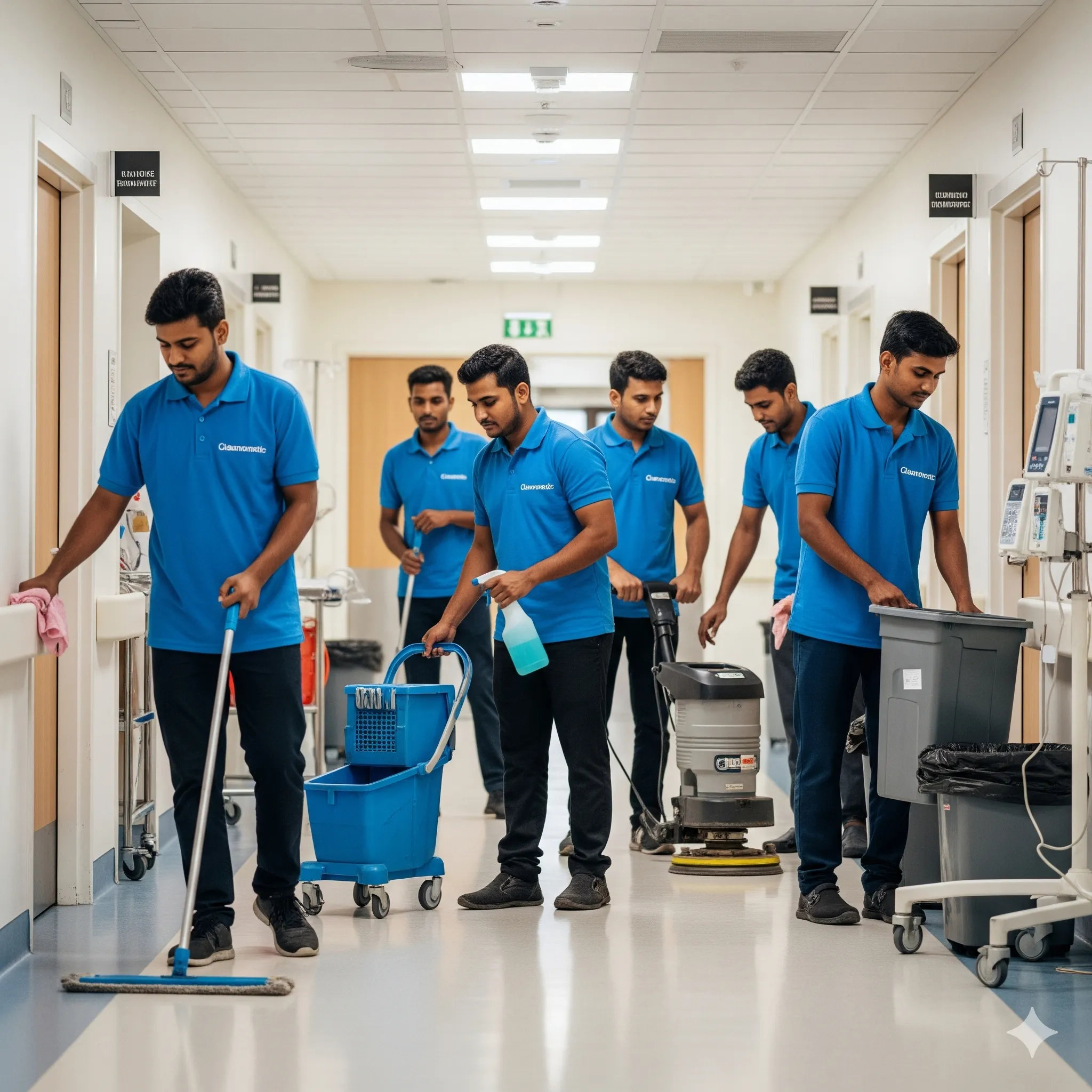 hospital deep cleaing