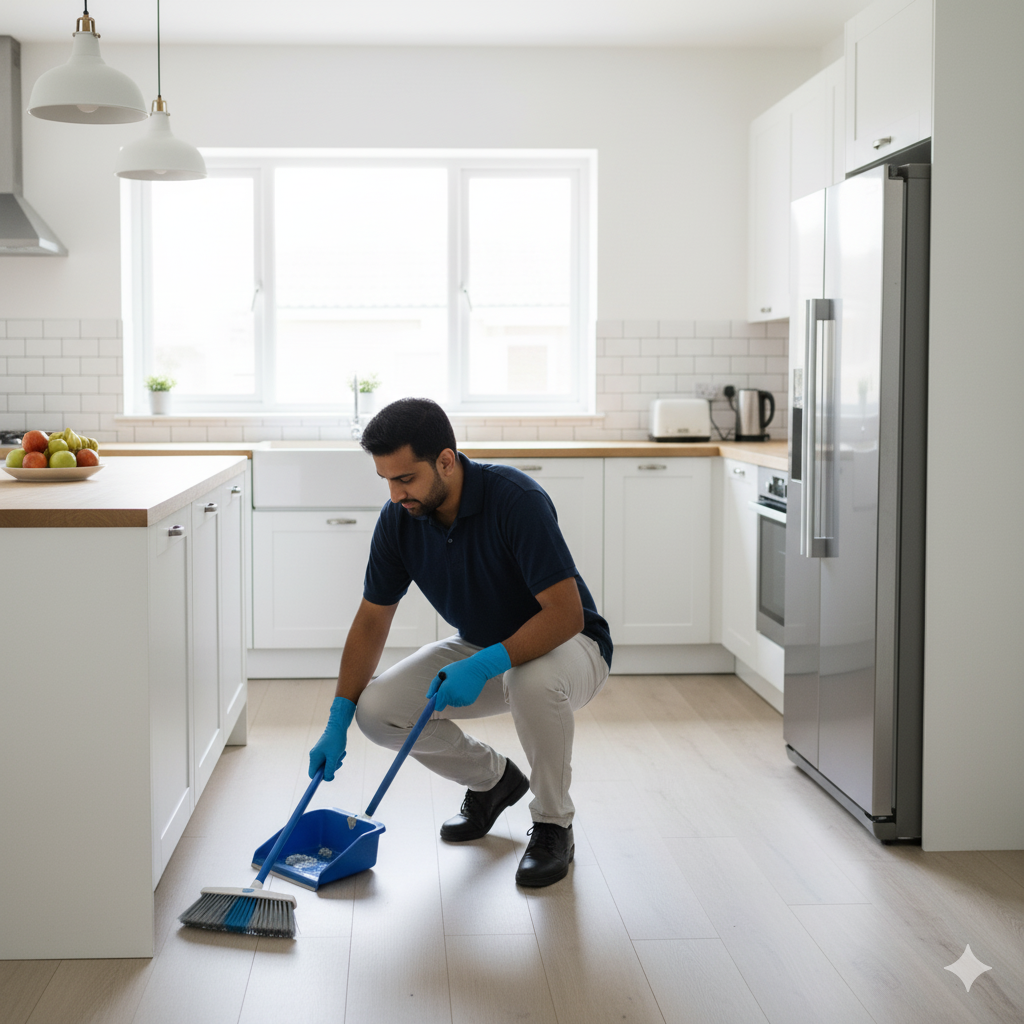 home kitchen deep cleaning