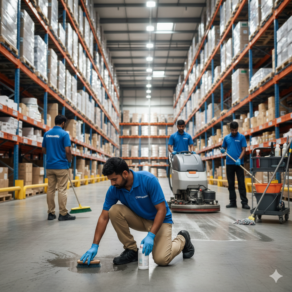 ware house depp cleaning services
