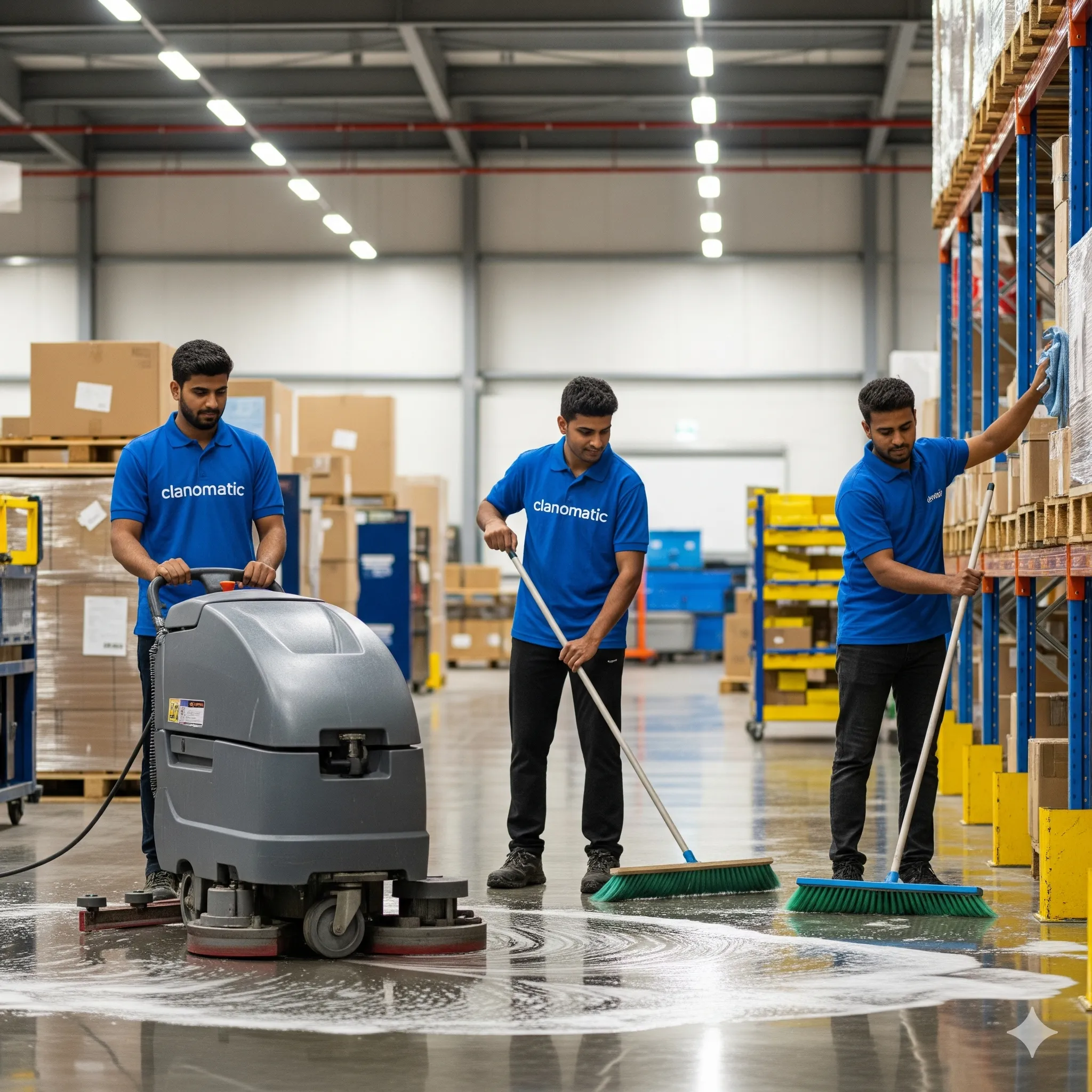 Commercial Cleaning Services warehouse deepcleaning