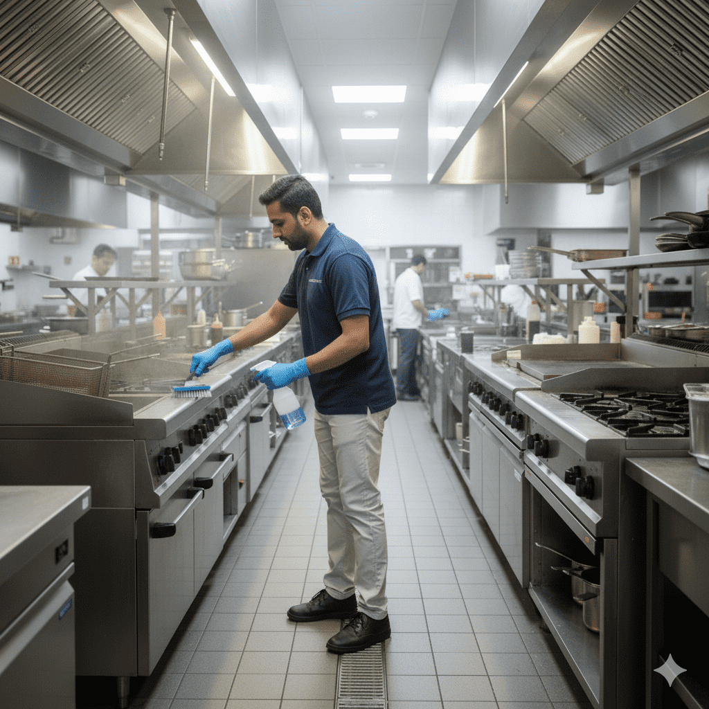 Kitchen Deep Cleaning Services resturent kitchen cleaning